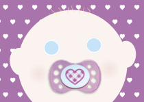 Schnullerkarte Micha