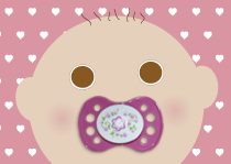 Schnullerkarte Sophie